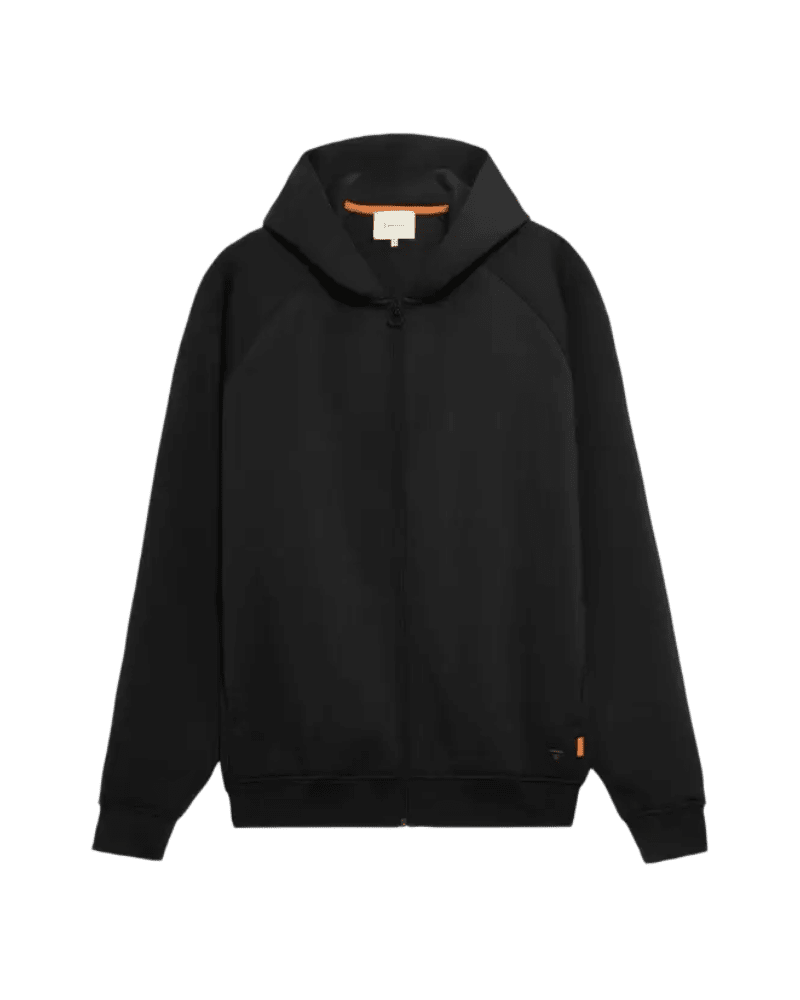 GERTRUDE - Sweat à capuche Melvin zippé Noir - Lothaire