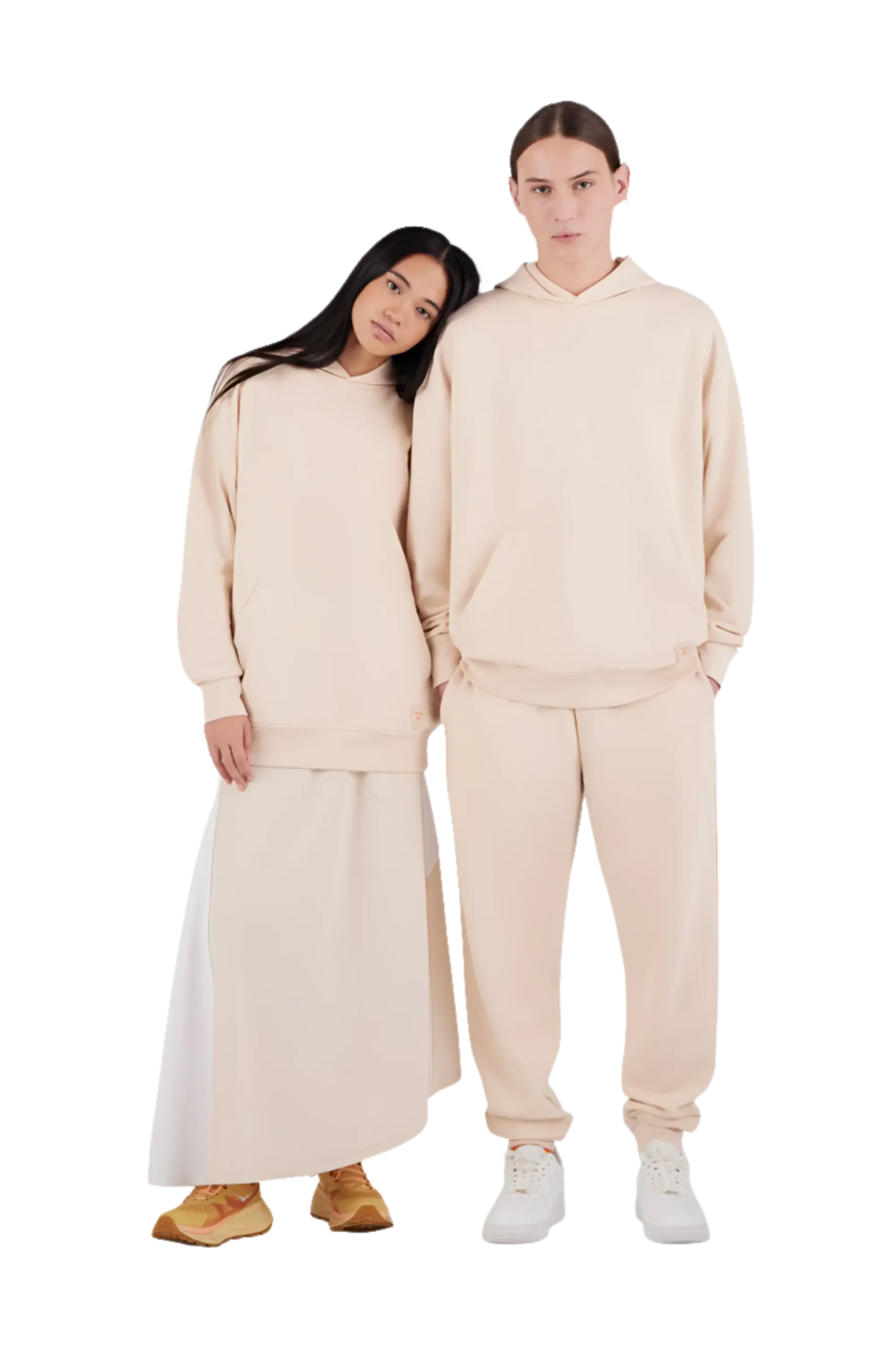 GERTRUDE - Sweat à capuche unisexe Anto Beige - Lothaire