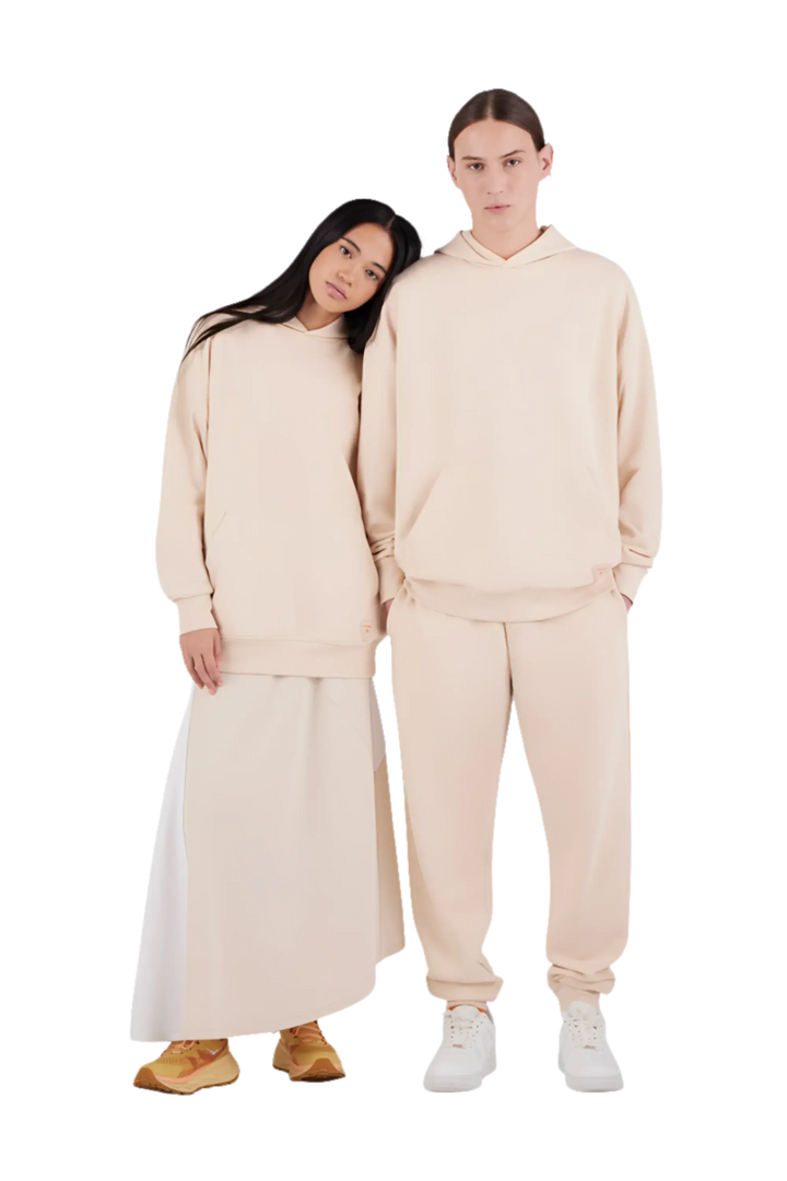 GERTRUDE - Sweat à capuche unisexe Anto Beige - Lothaire