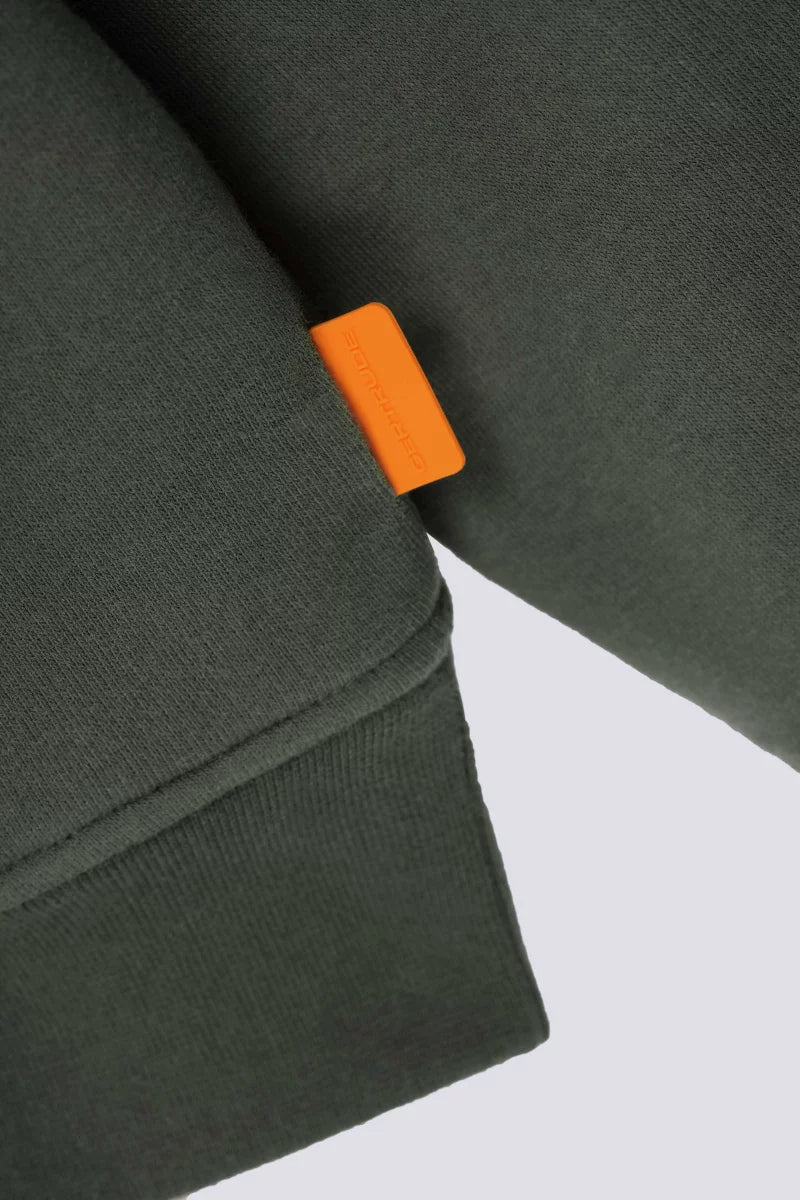 GERTRUDE - Sweat Rubengeo Coupe Ample Vert - Lothaire
