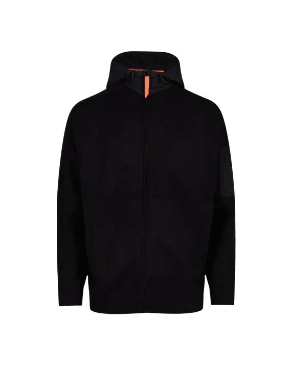 GERTRUDE - Sweat Seb zippé à capuche Noir - Lothaire