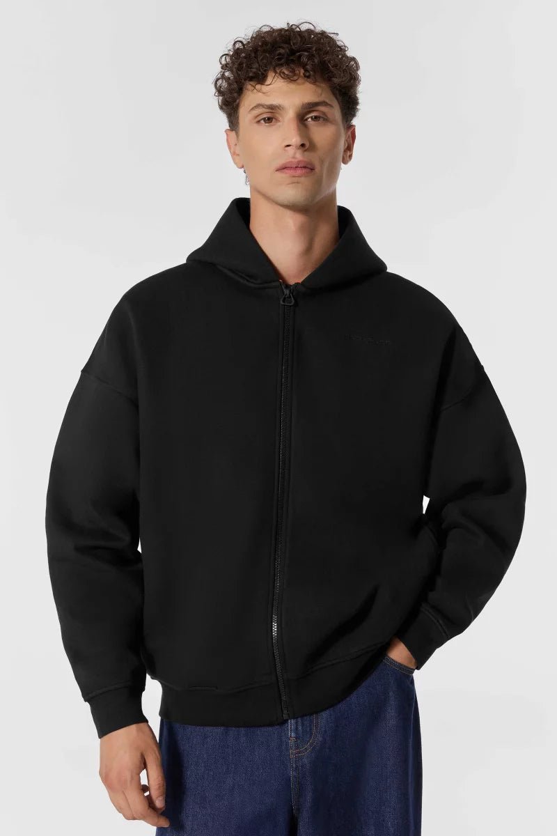 GERTRUDE - Sweat Zippé à Capuche Titusdots Noir - Lothaire