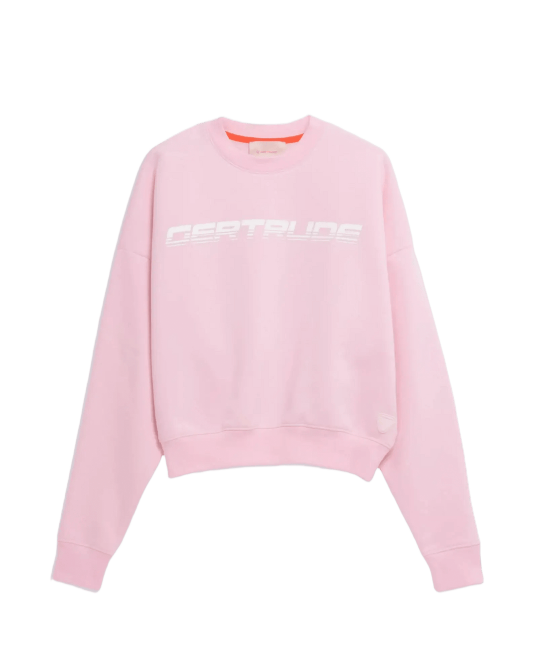 GERTRUDE - Sweatshirt col rond avec logo printé graphique Cath Speedy Poudre - Lothaire