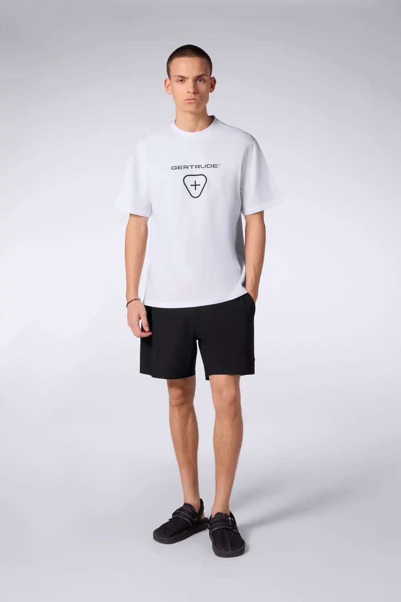 GERTRUDE - T-shirt en coton à manches courtes Leonce Logo Blanc - Lothaire