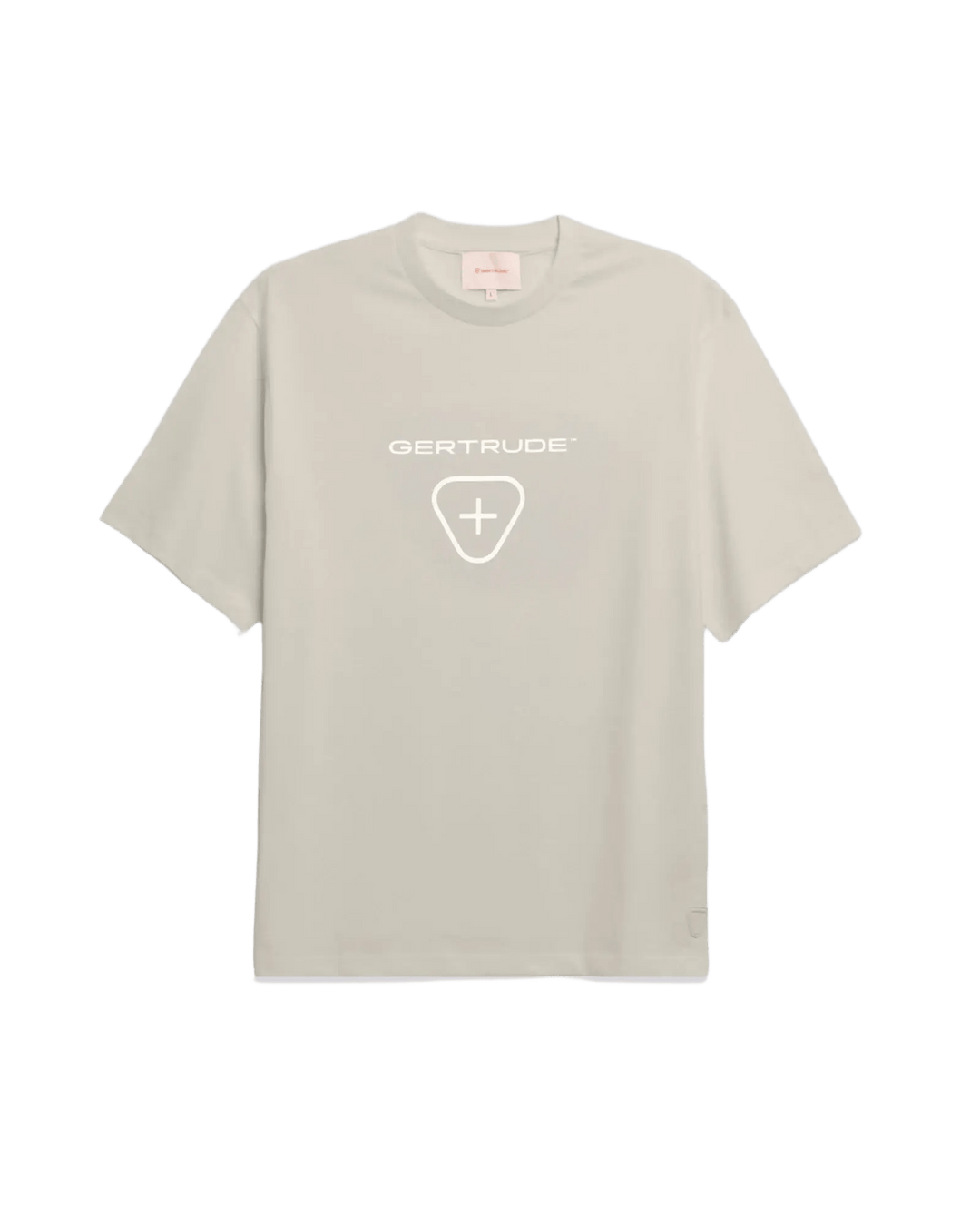 GERTRUDE - T-Shirt en coton avec logo contrasté Leonce Logo Béton - Lothaire