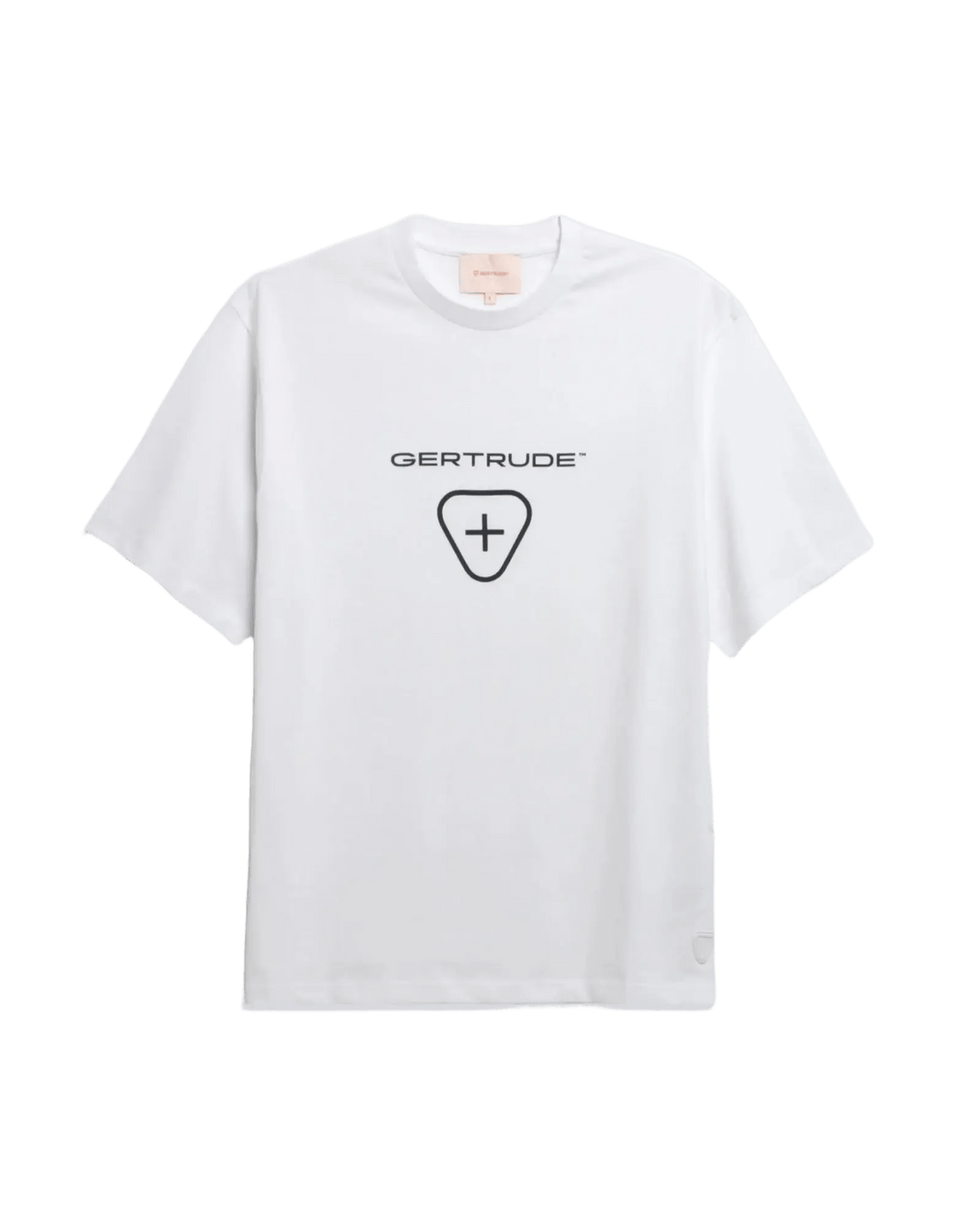 GERTRUDE - T-shirt en coton avec logo contrasté Leonce Logo Blanc - Lothaire