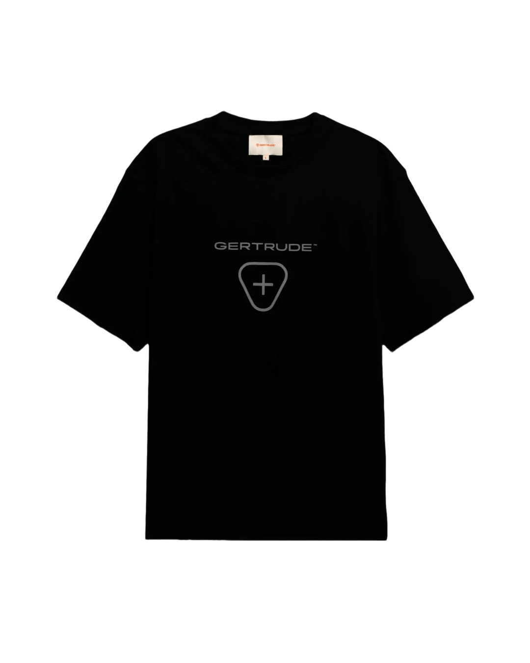 GERTRUDE - T-shirt en coton avec logo contrasté Leonce Logo Noir - Lothaire
