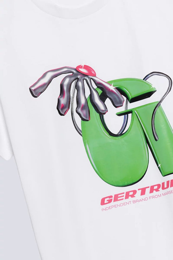GERTRUDE - T-shirt graphique Leolina Pop Blanc - Lothaire