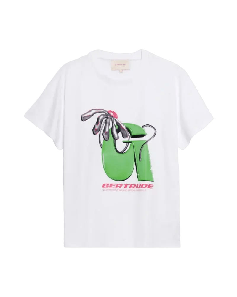 GERTRUDE - T-shirt graphique Leolina Pop Blanc - Lothaire