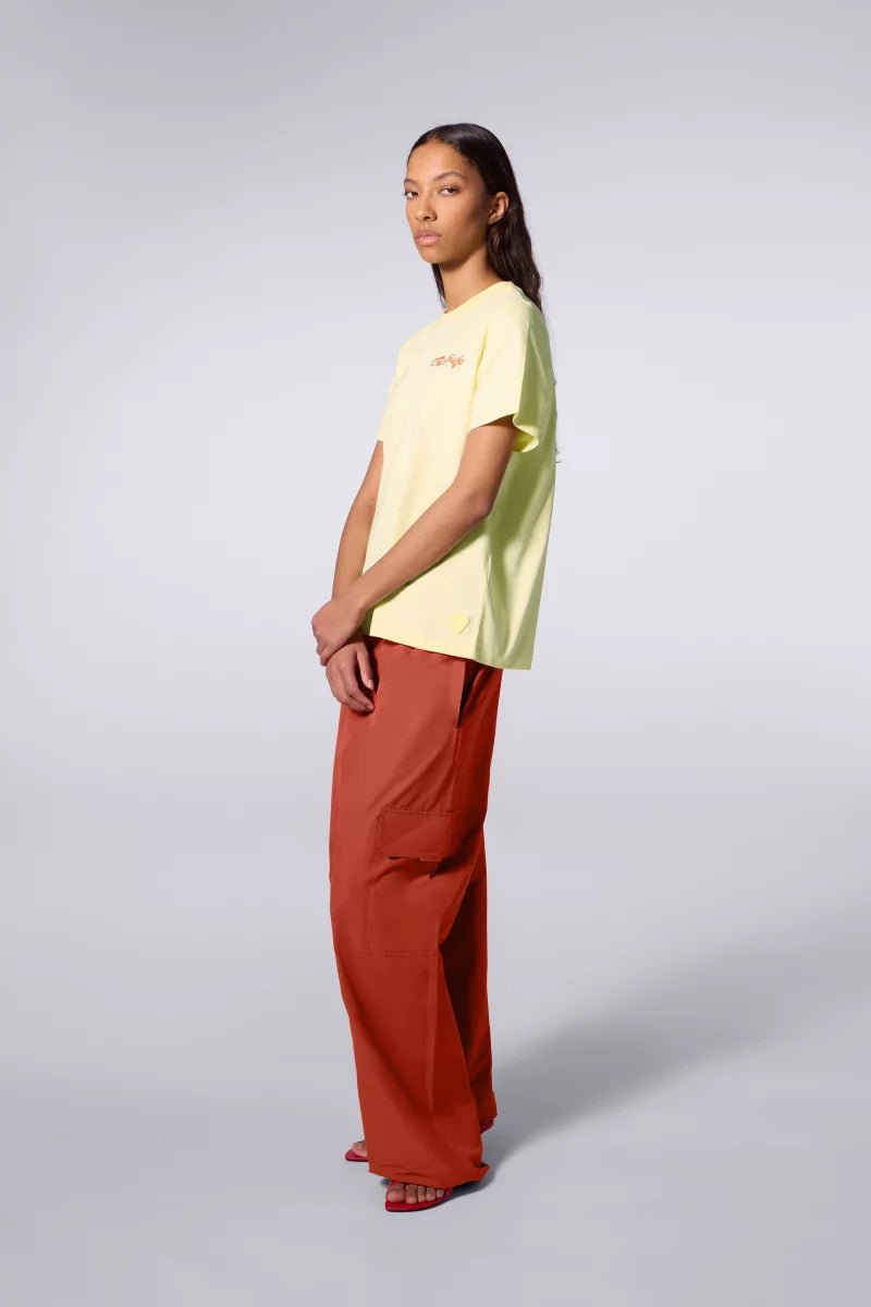 GERTRUDE - T-shirt imprimé Leolina Daisy Jaune Poussin - Lothaire