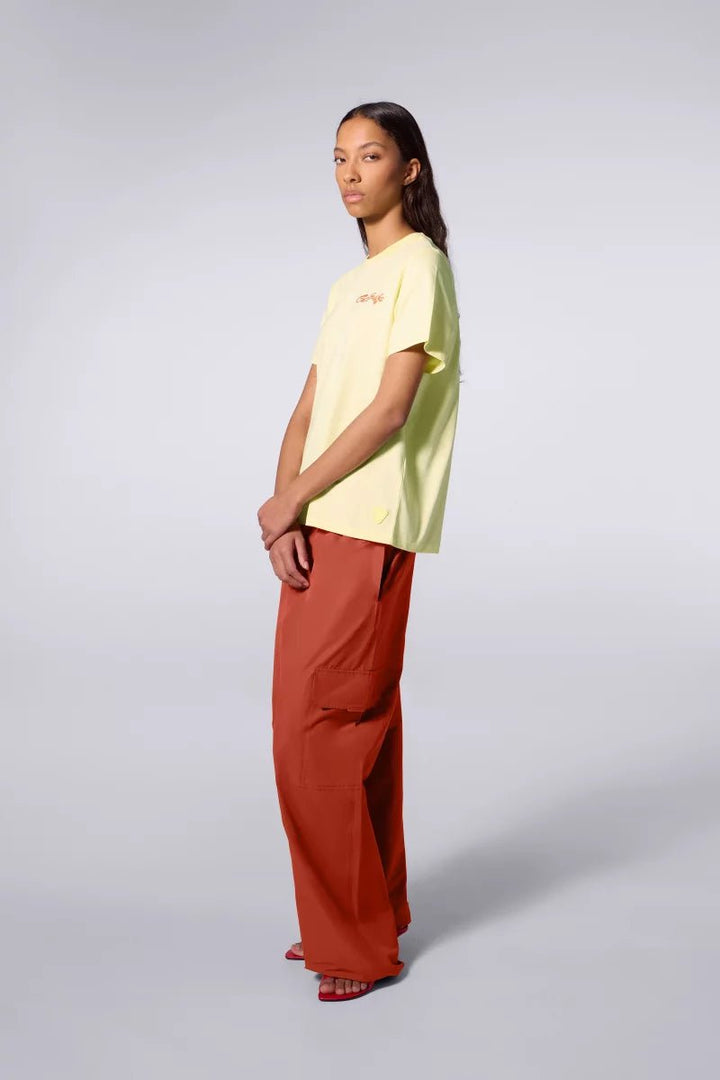 GERTRUDE - T-shirt imprimé Leolina Daisy Jaune Poussin - Lothaire