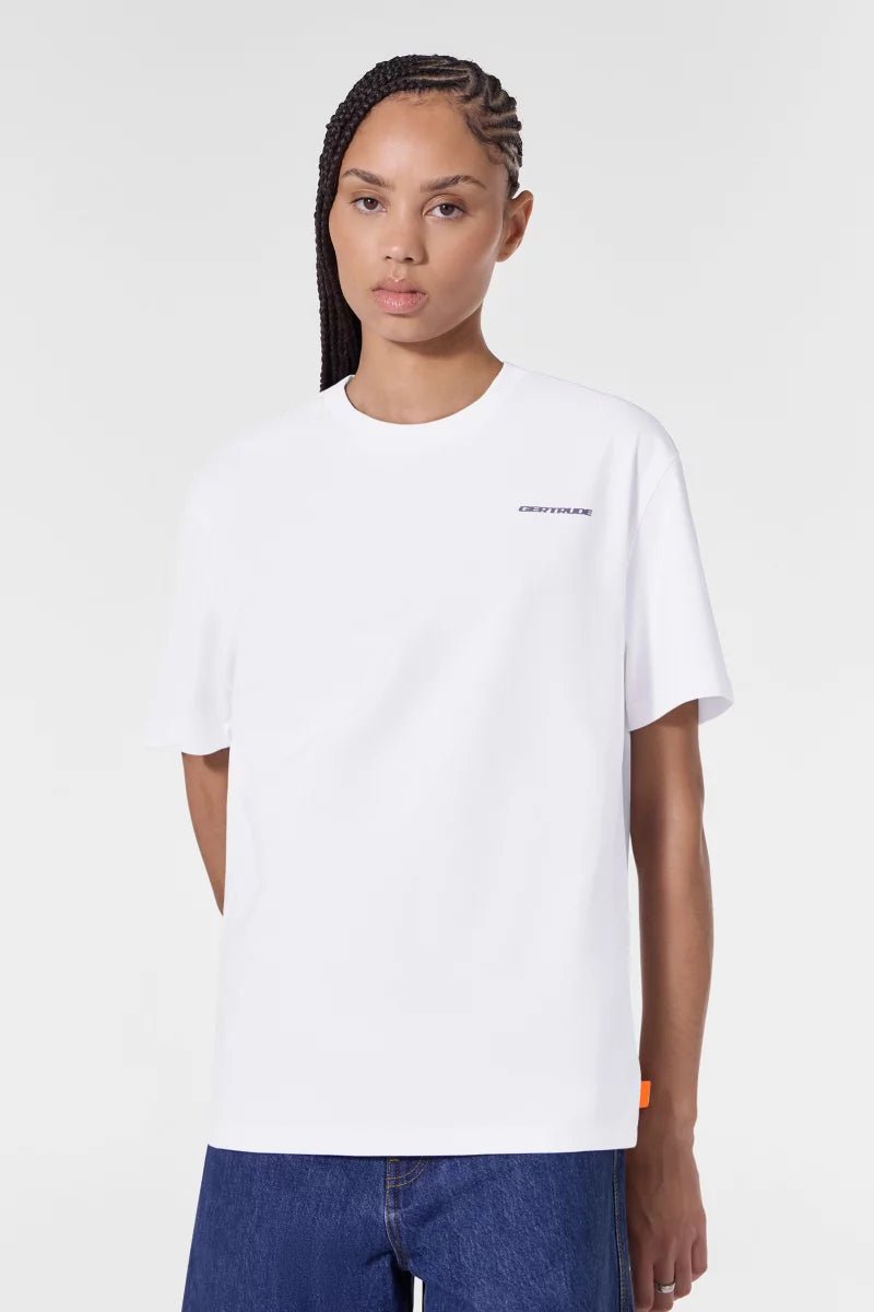 GERTRUDE - T-shirt Leonarchive en jersey de coton Blanc - Lothaire
