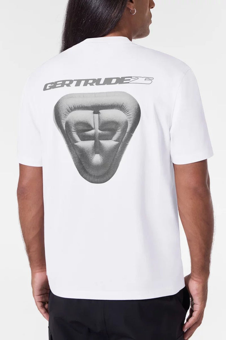 GERTRUDE - T-shirt Leonarchive en jersey de coton Blanc - Lothaire
