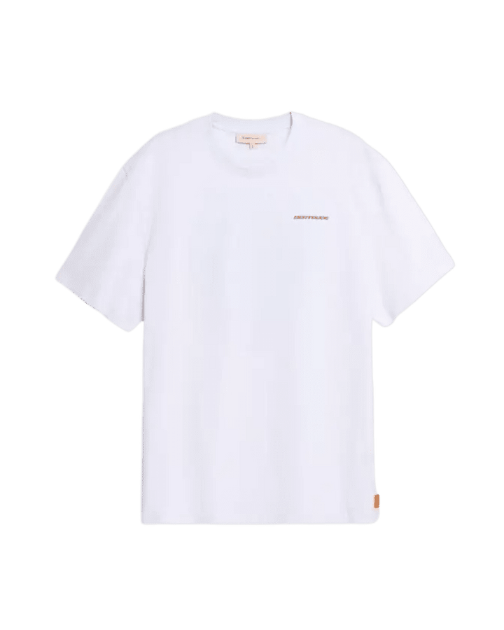 GERTRUDE - T-shirt Leonarchive en jersey de coton Blanc - Lothaire