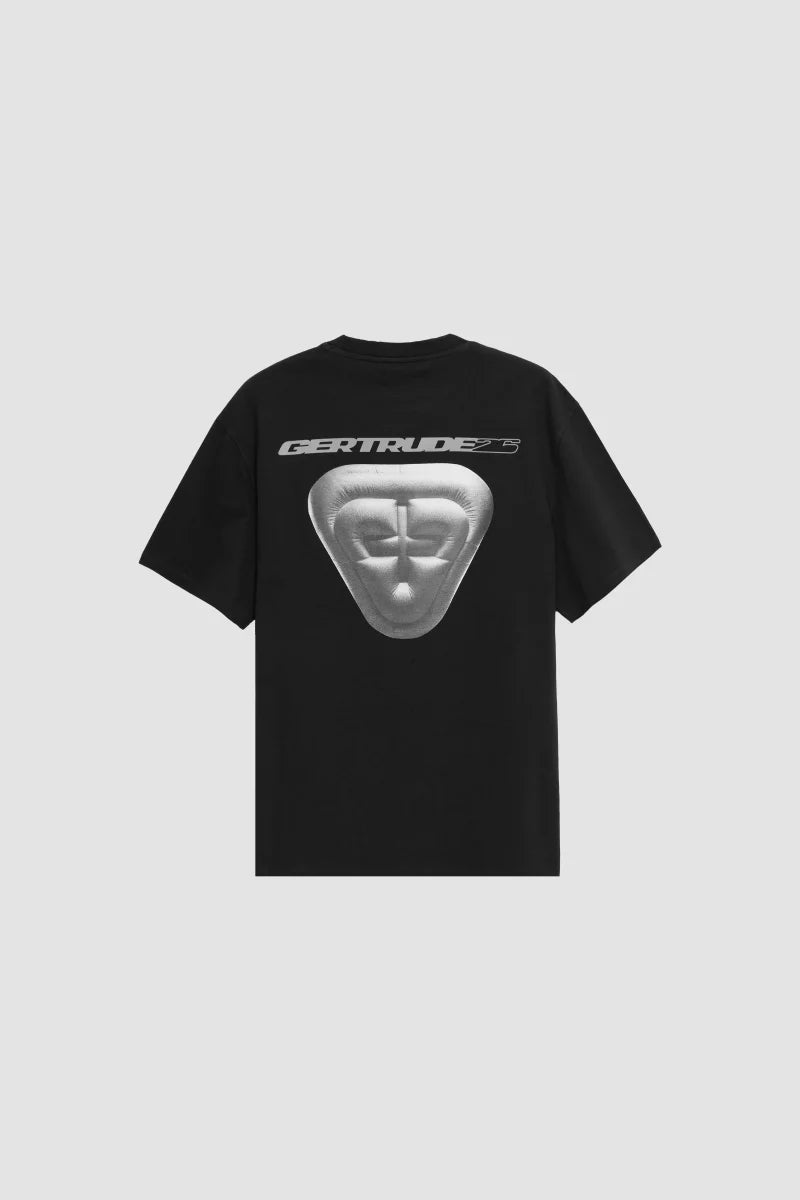 GERTRUDE - T-shirt Leonarchive en jersey de coton Noir - Lothaire