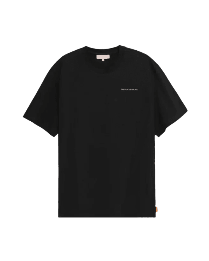 GERTRUDE - T-shirt Leonarchive en jersey de coton Noir - Lothaire