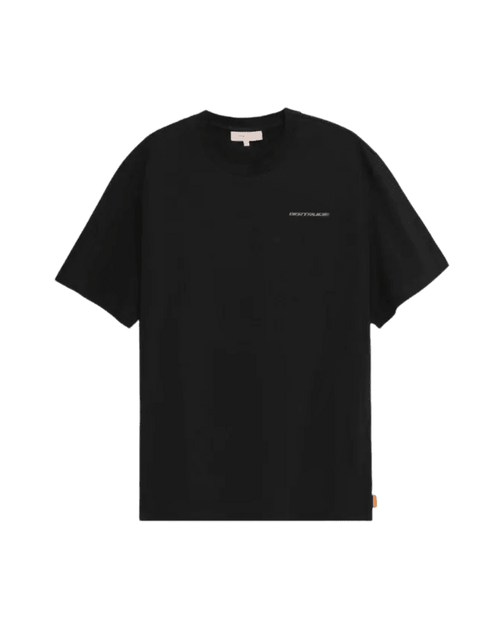 GERTRUDE - T-shirt Leonarchive en jersey de coton Noir - Lothaire