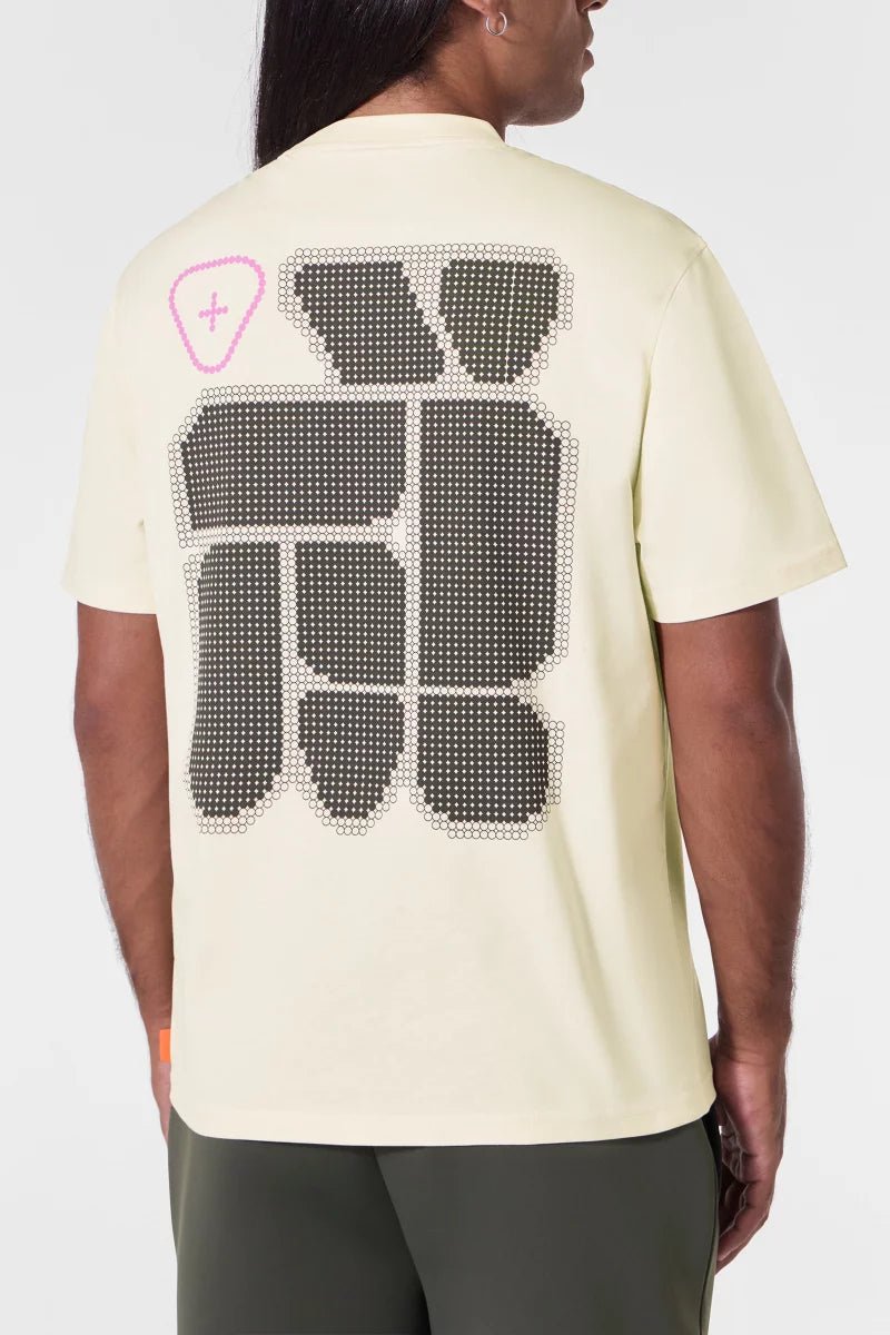 GERTRUDE - T-shirt Leongeo col rond Crème - Lothaire