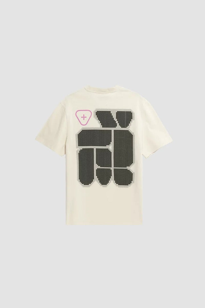 GERTRUDE - T-shirt Leongeo col rond Crème - Lothaire