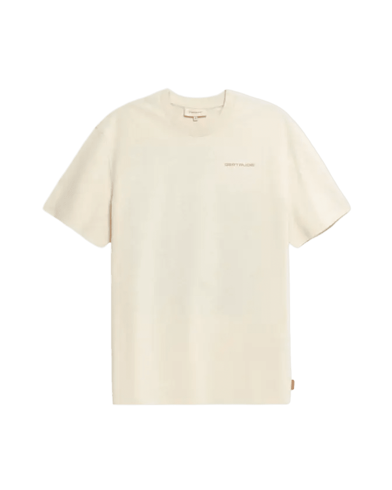 GERTRUDE - T-shirt Leongeo col rond Crème - Lothaire