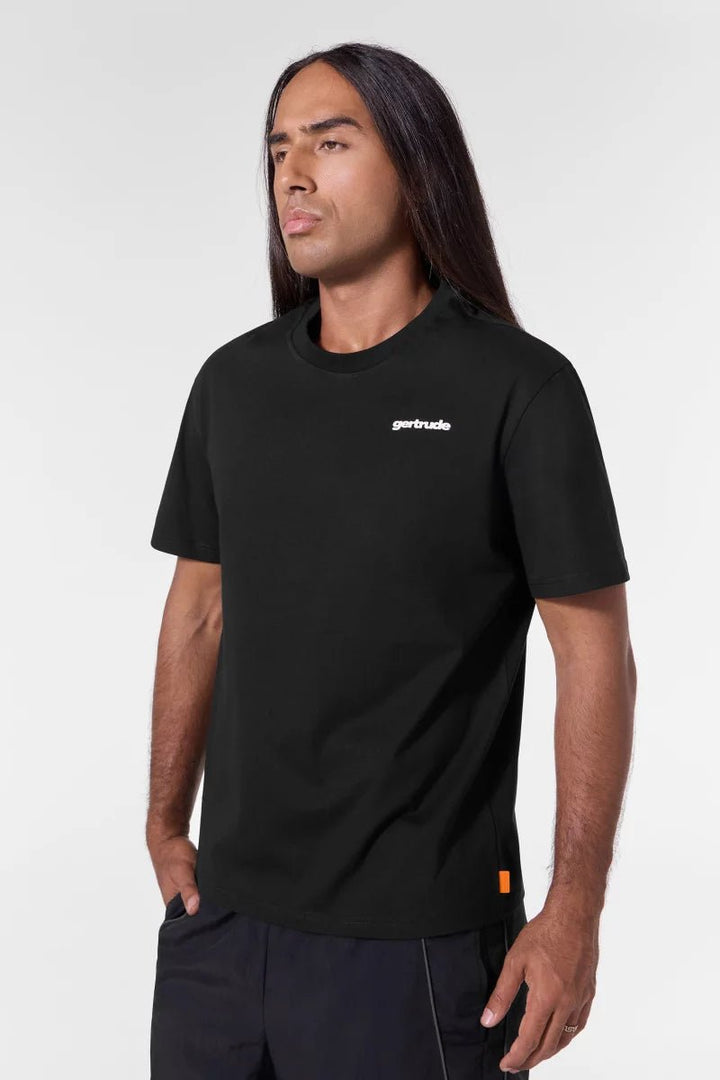 GERTRUDE - T-shirt Leonstripe en jersey aéré Noir - Lothaire