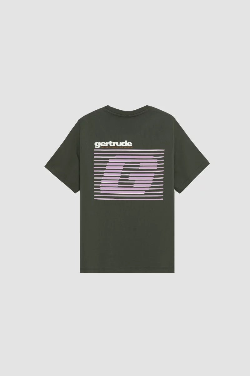 GERTRUDE - T-shirt Litleonstrip col rond Vert clair - Lothaire