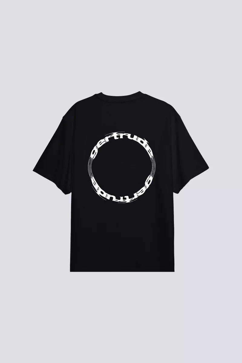 GERTRUDE - T-shirt print dos Leonce Cypher Noir - Lothaire