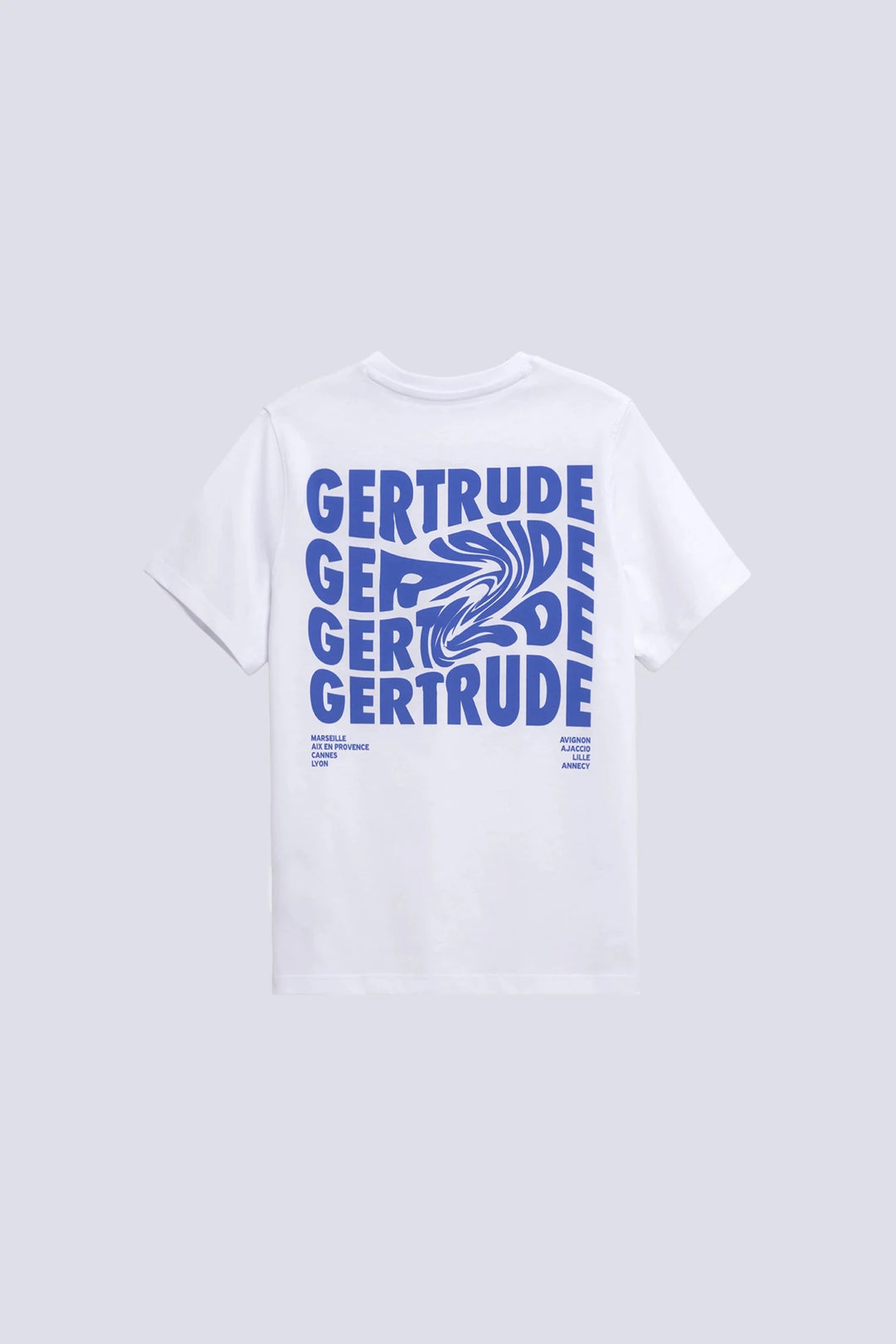 GERTRUDE - T-shirt print dos Leonce Fluidity Blanc - Lothaire
