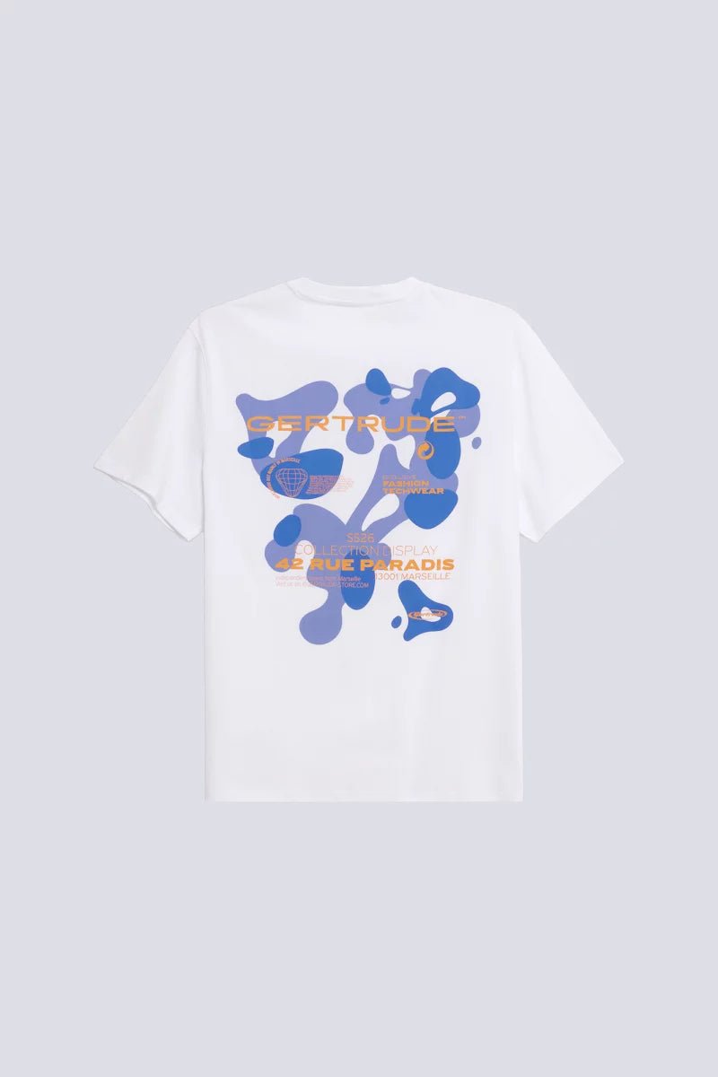 GERTRUDE - T-shirt print graphique dos Leonce Spot Blanc - Lothaire