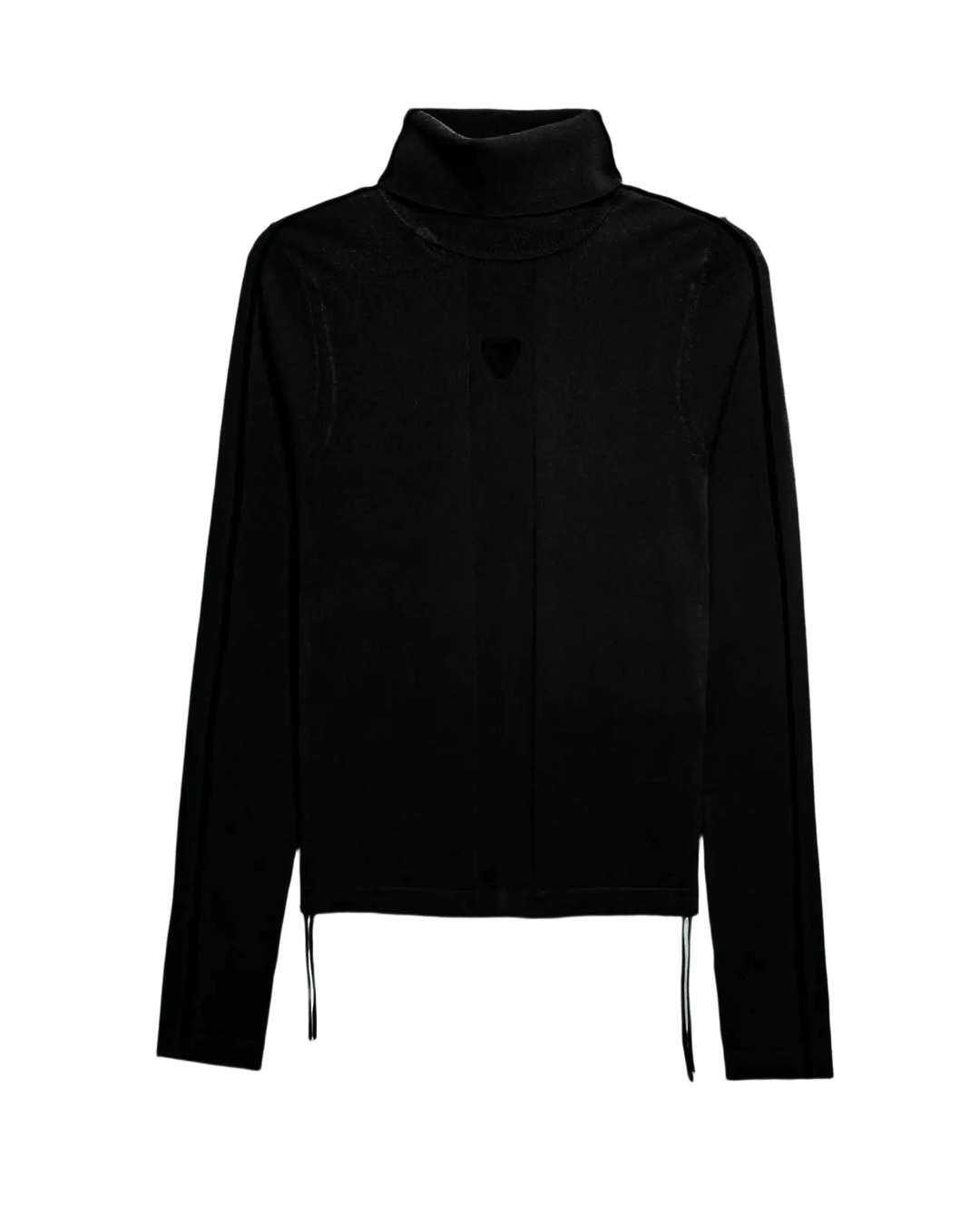 GERTRUDE - Top en maille fine Nana Noir - Lothaire