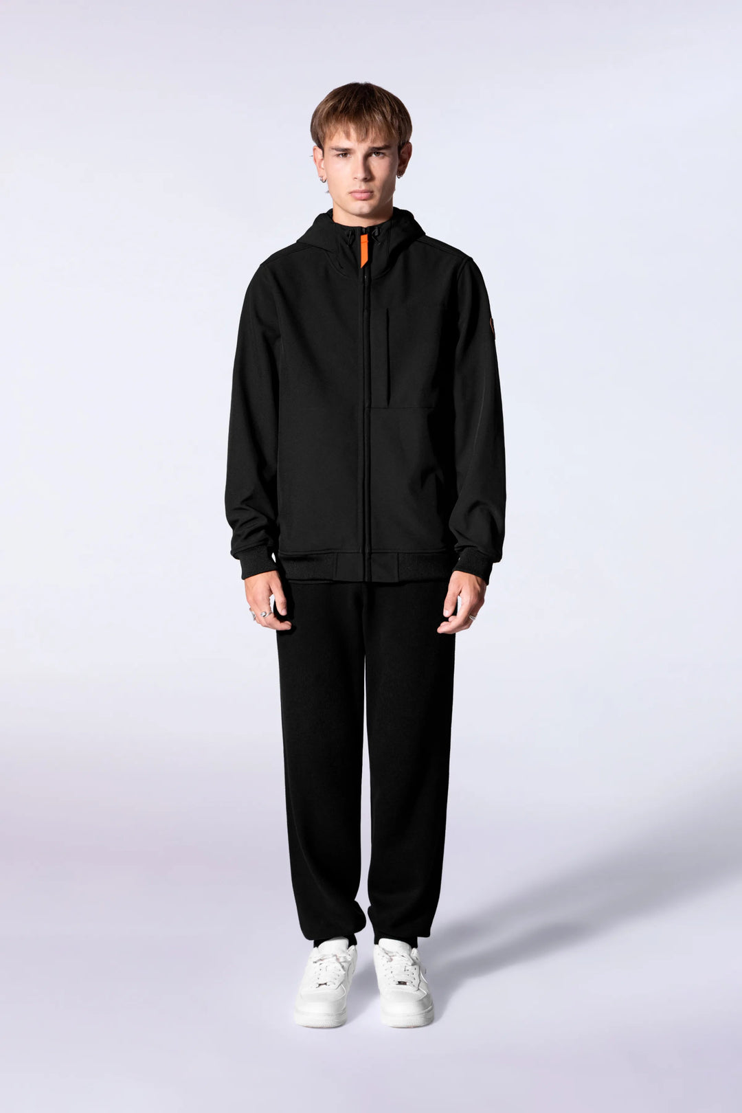 GERTRUDE - Veste à capuche softshell Rony Noir - Lothaire