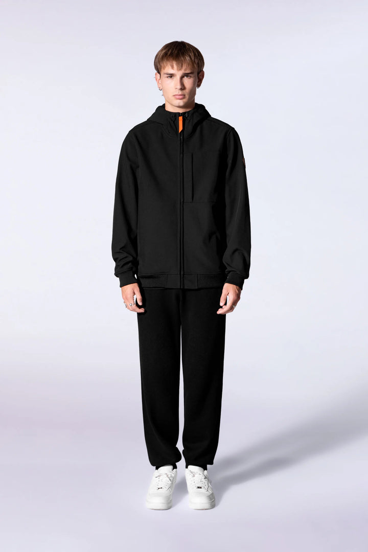 GERTRUDE - Veste à capuche softshell Rony Noir - Lothaire