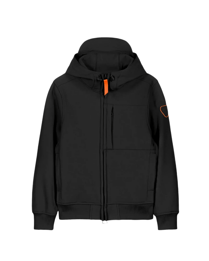 GERTRUDE - Veste à capuche softshell Rony Noir - Lothaire