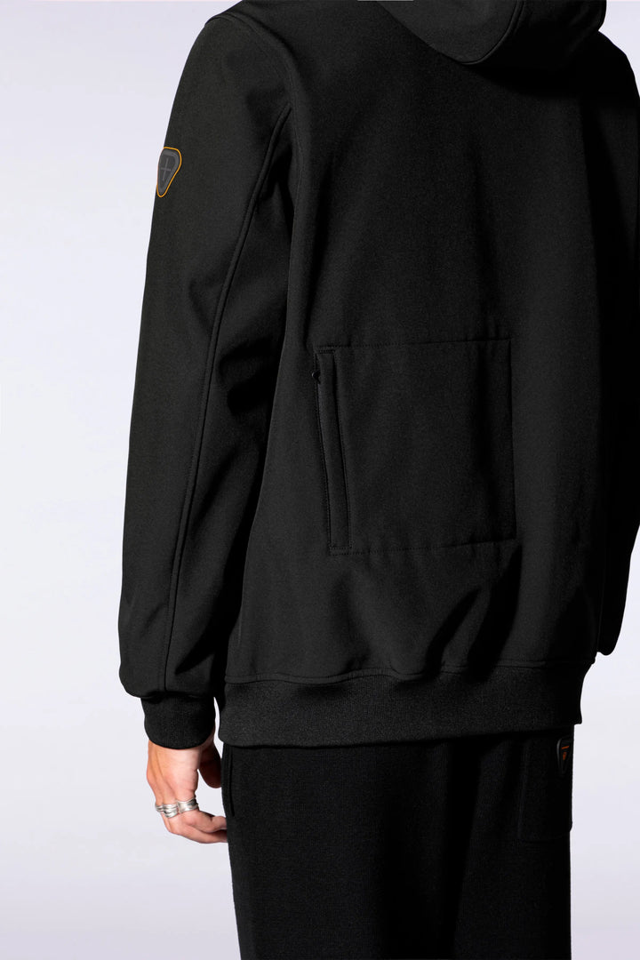 GERTRUDE - Veste à capuche softshell Rony Noir - Lothaire