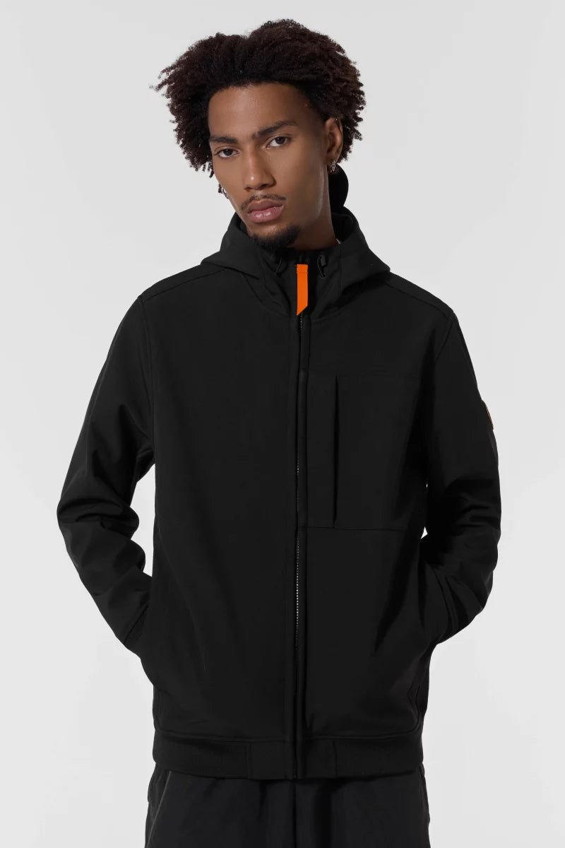 GERTRUDE - Veste Rony Softshell Noir - Lothaire