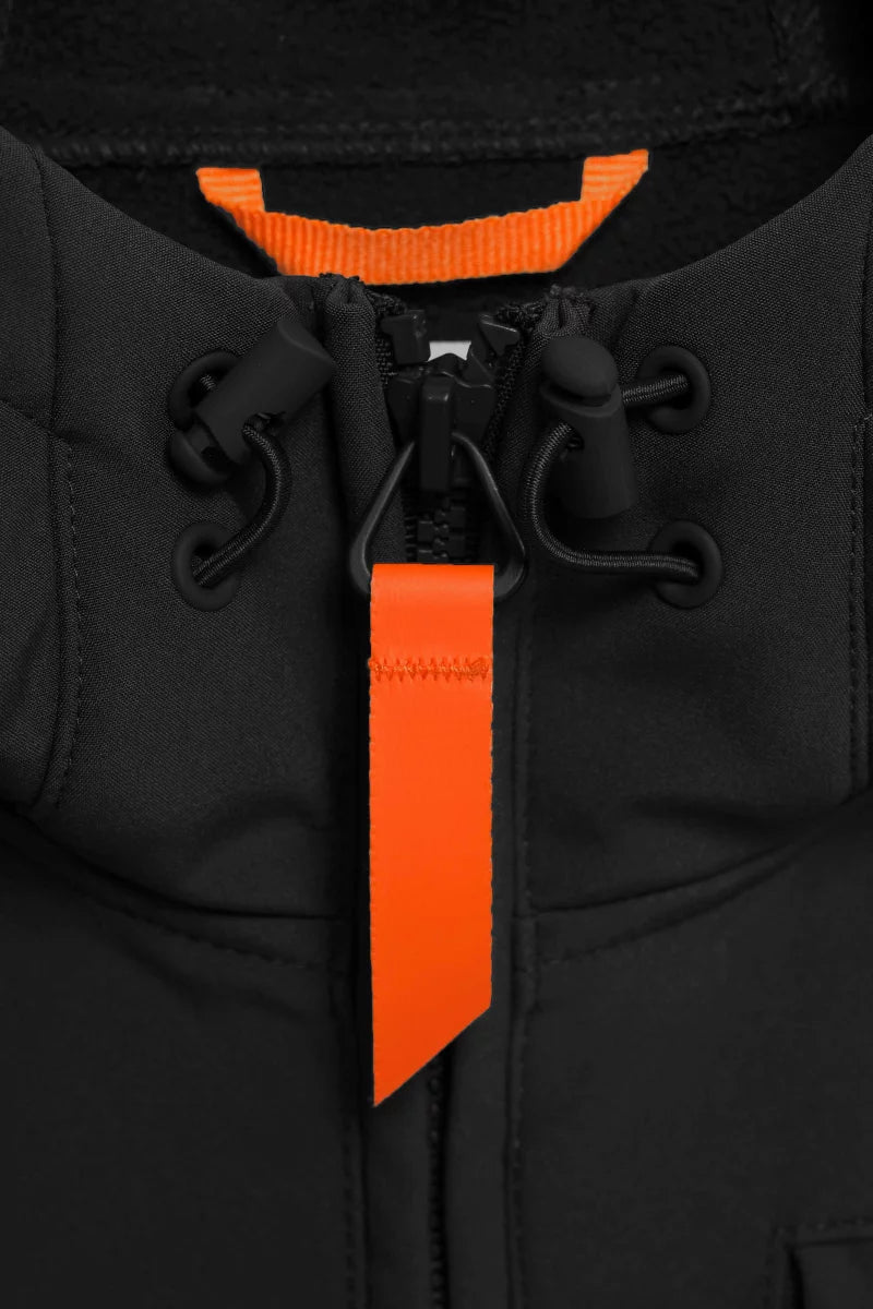 GERTRUDE - Veste Rony Softshell Noir - Lothaire