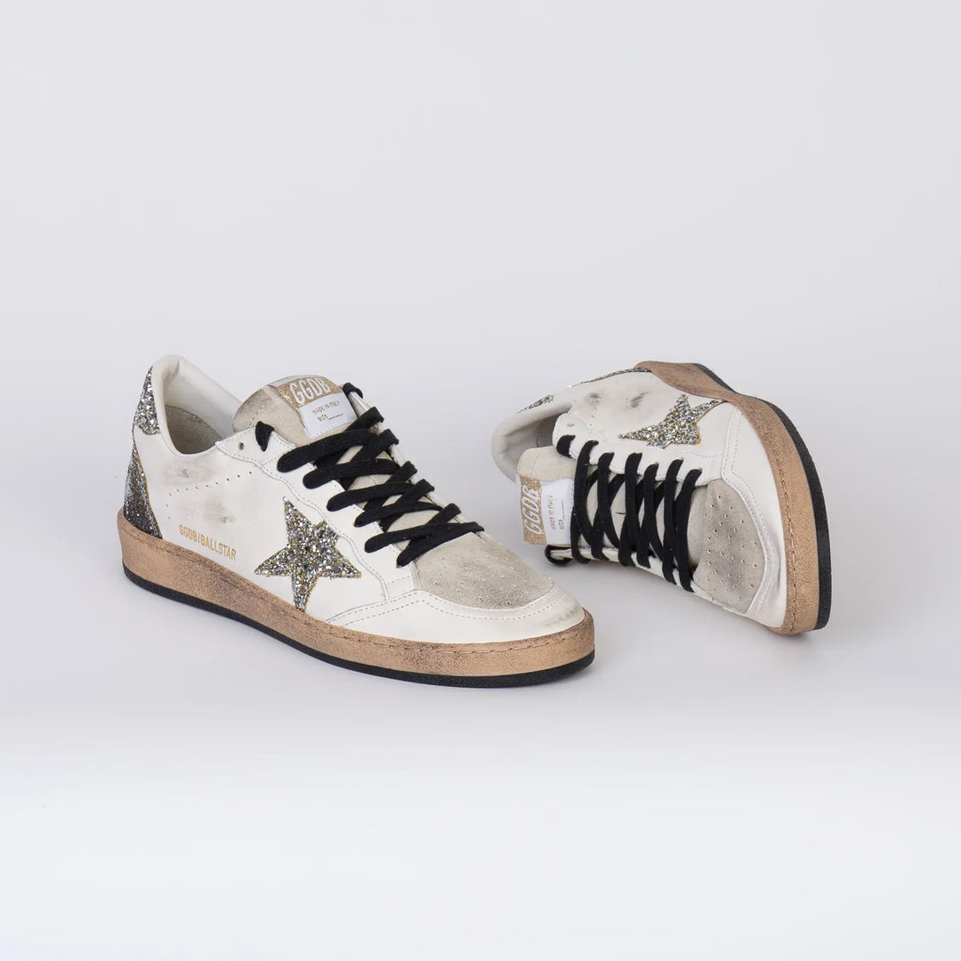 GOLDEN GOOSE - Ball Star avec étoile et contrefort à paillettes - Lothaire