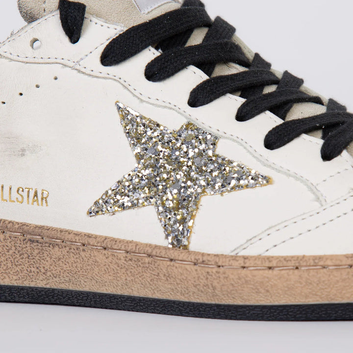 GOLDEN GOOSE - Ball Star avec étoile et contrefort à paillettes - Lothaire