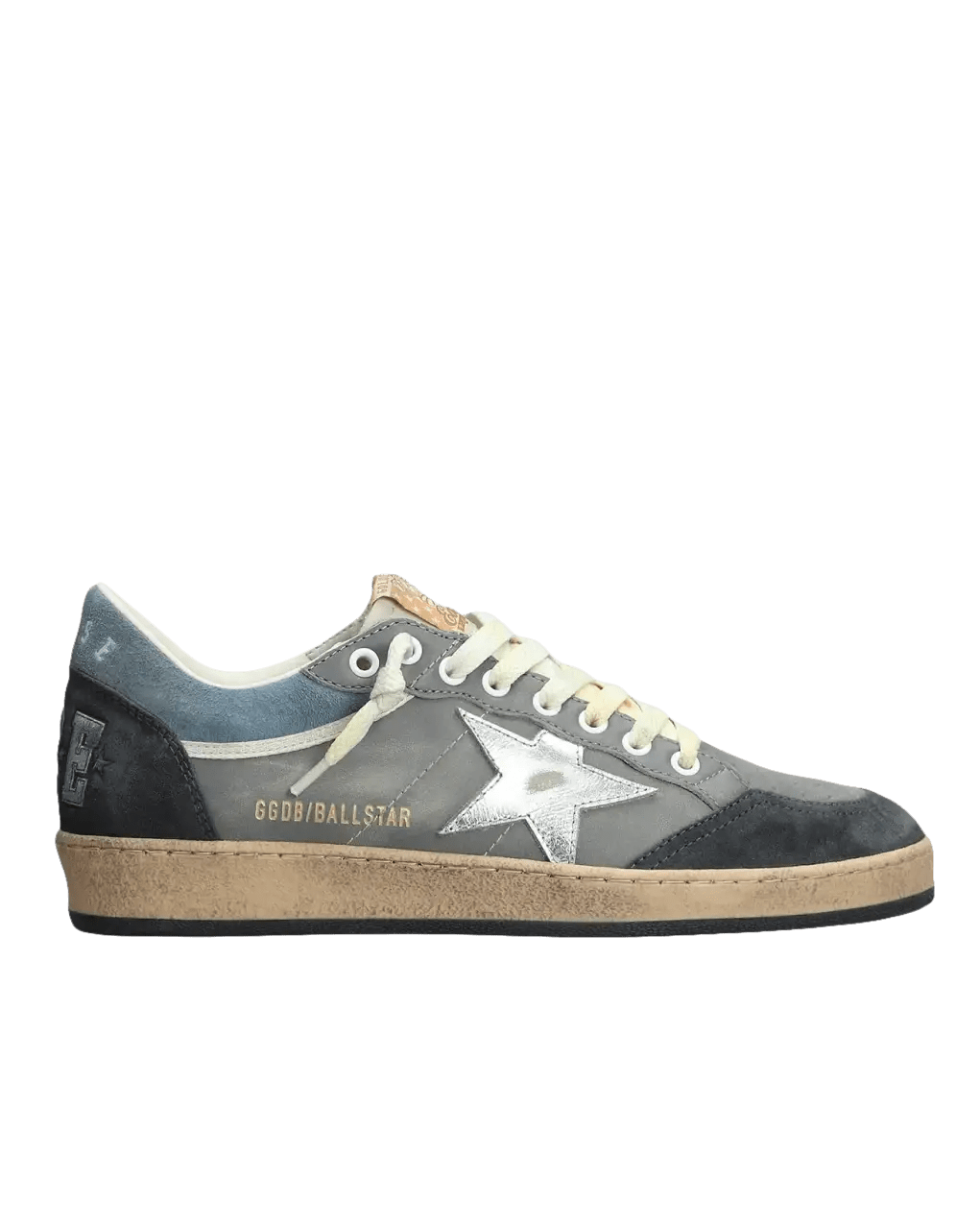 GOLDEN GOOSE - Baskets Ball - star Gris - Lothaire