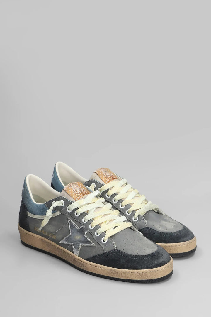 GOLDEN GOOSE - Baskets Ball - star Gris - Lothaire