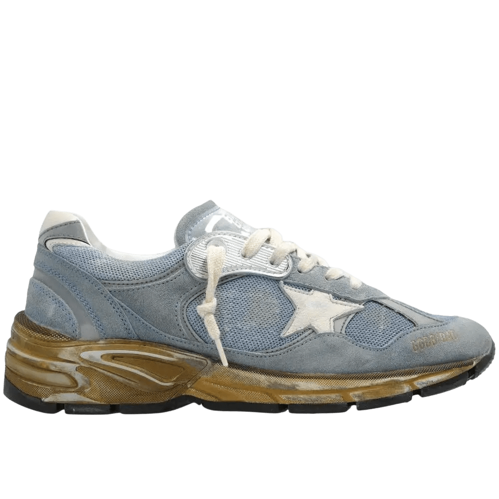 Golden Goose Baskets Running Dad Bleu à empiècements - Lothaire