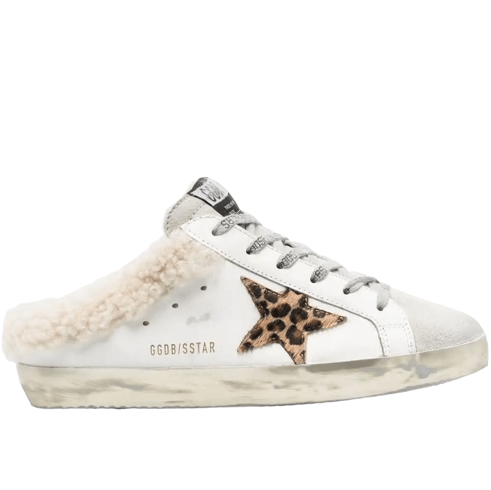 Golden Goose Baskets Super - Star à design à enfiler étoile panthère - Lothaire