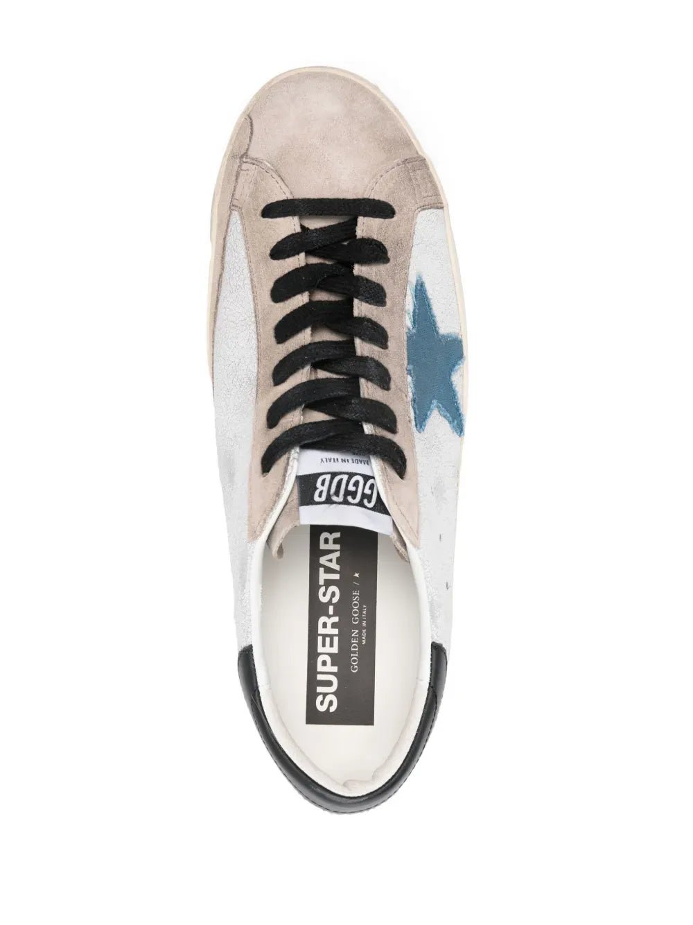 Golden Goose Baskets Super - Star avec étoile en daim et contrefort - Lothaire