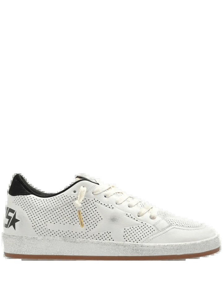 Golden Goose Baskets Super - Star perforées blanches - Lothaire