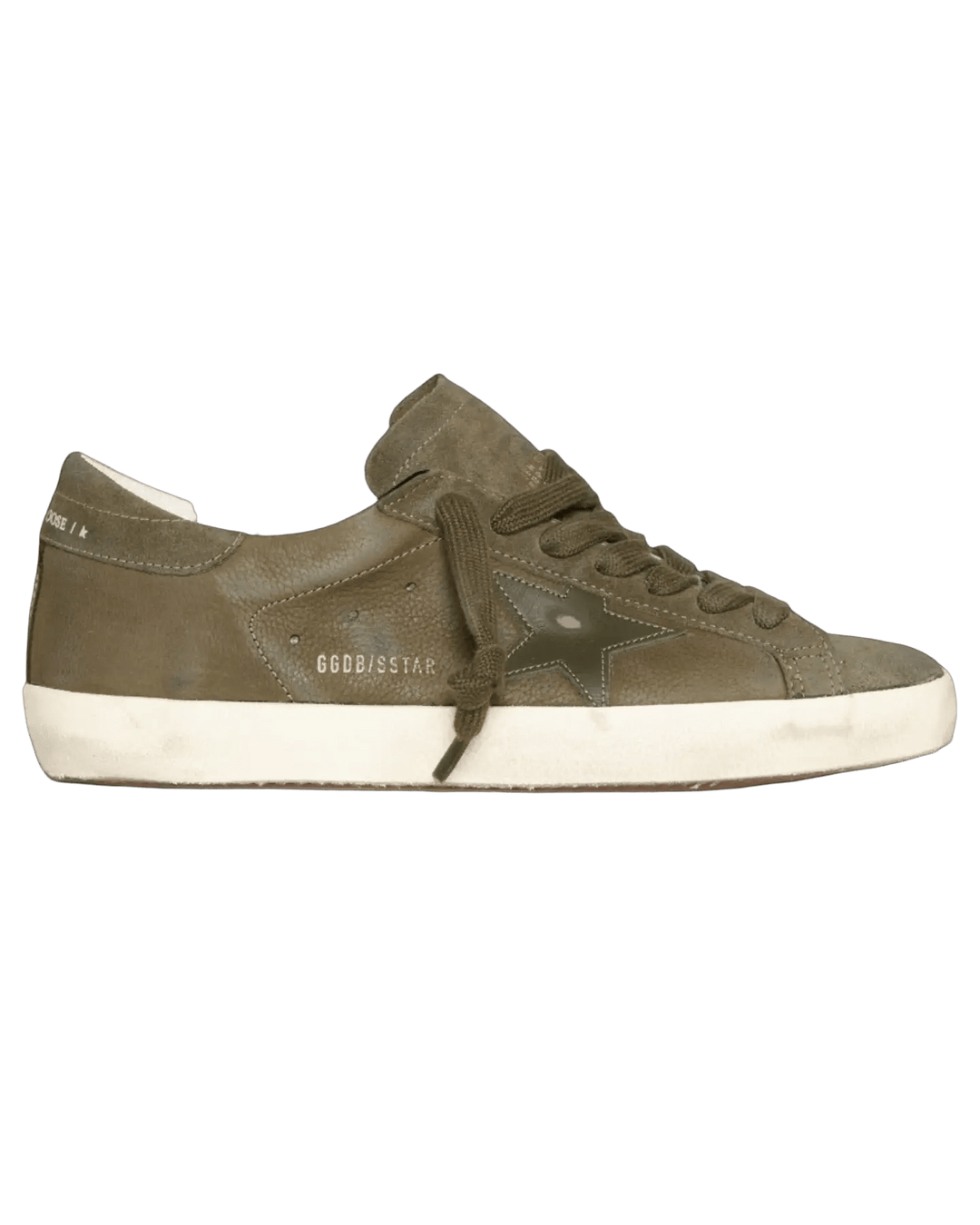GOLDEN GOOSE - Chaussures - Baskets Super Star Olive Night - Lothaire