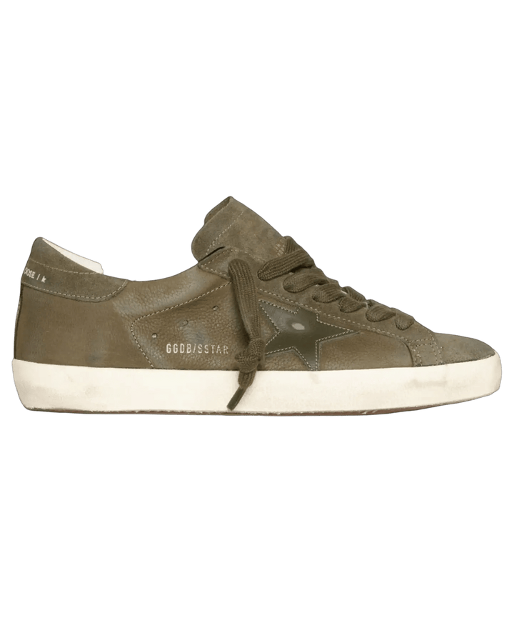 GOLDEN GOOSE - Chaussures - Baskets Super Star Olive Night - Lothaire