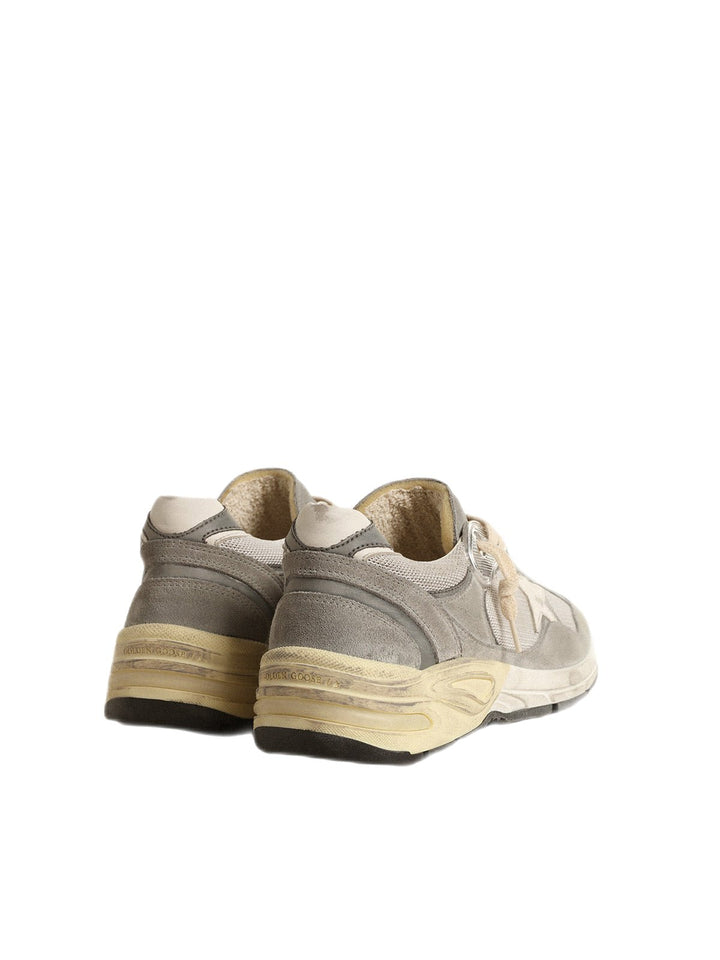 Golden Goose - Dad - Star en daim et résille argentée - Lothaire