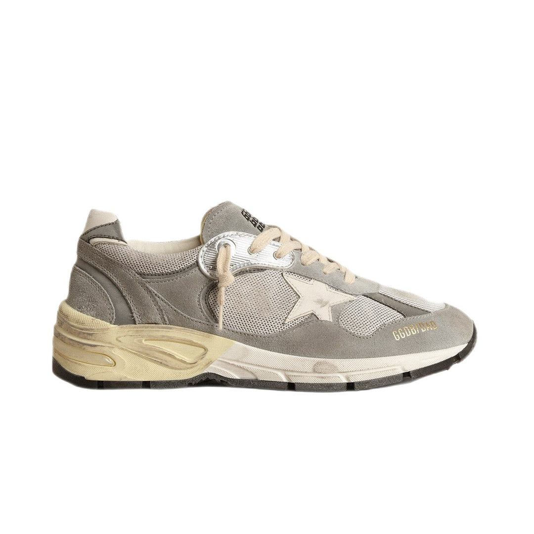 Golden Goose - Dad - Star en daim et résille argentée - Lothaire