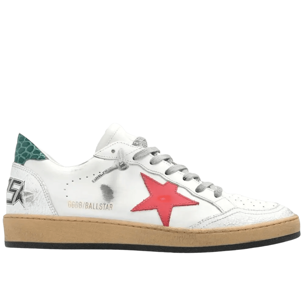 Golden Goose Deluxe Brand - Baskets Ball Star Vert & rouge - Lothaire