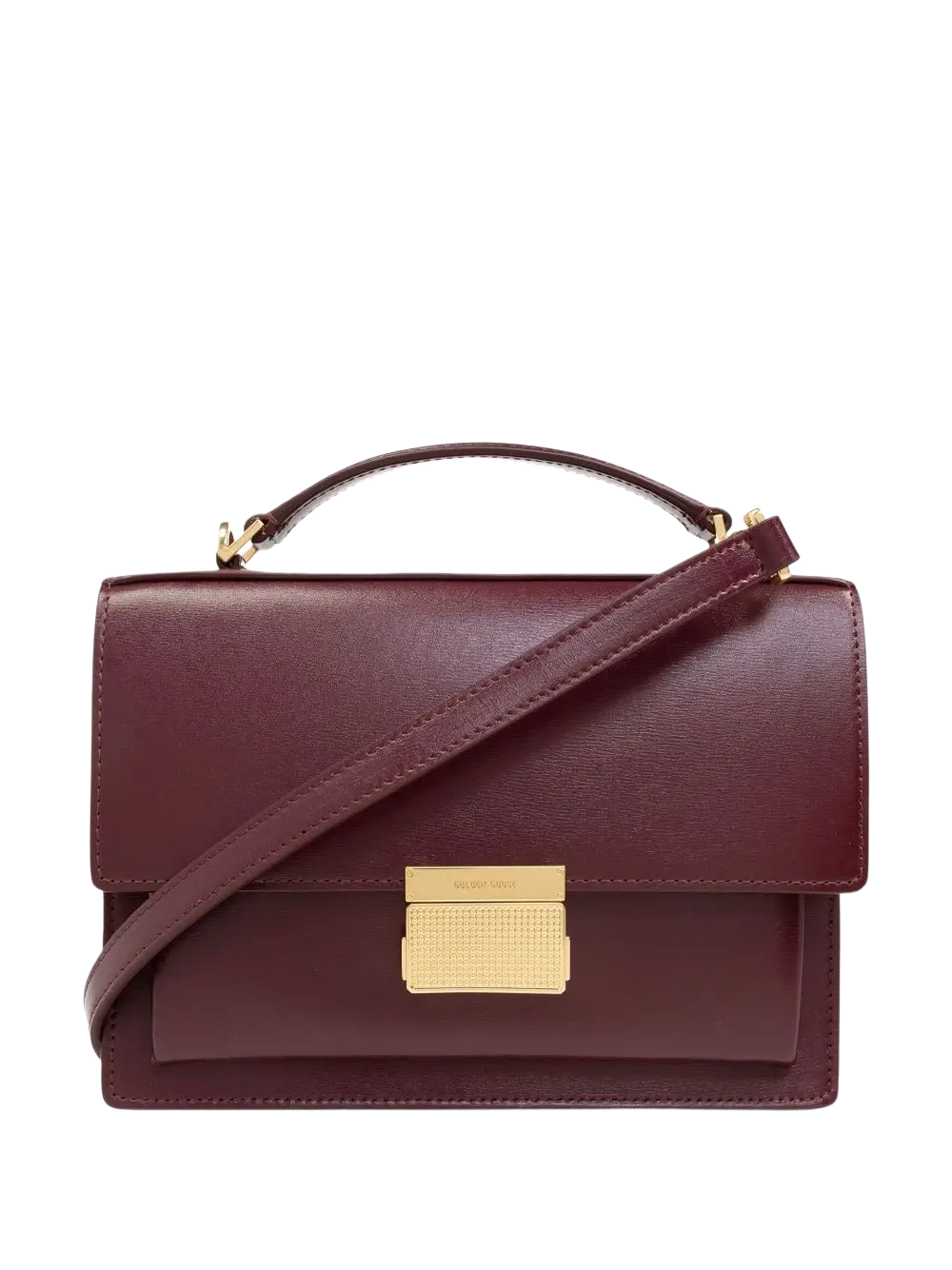 GOLDEN GOOSE DELUXE BRAND SAC A MAIN VENEZIA EN CUIR BORDEAUX - Lothaire